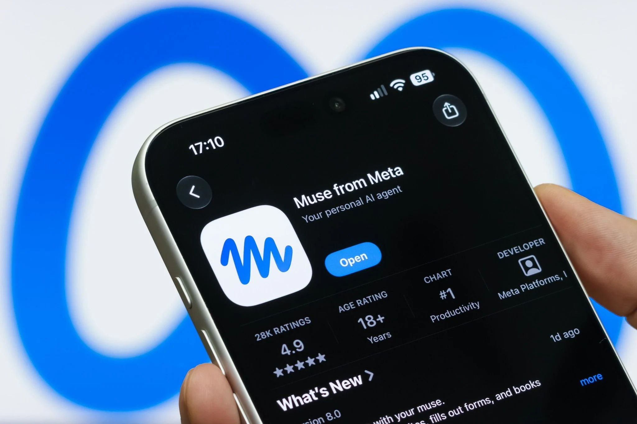 Meta 官方 Muse 冲顶美区 App Store 生产力榜第一：巨头下场将 Agent 门槛打到底，推动基础设施普及